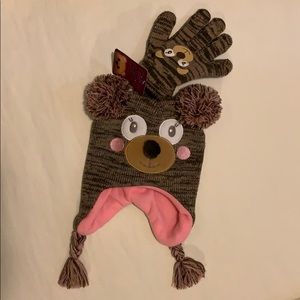 NWT Girl’s Knit Hat and Gloves